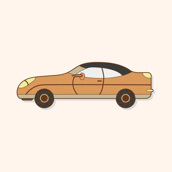 Transporte coche tema elementos vector, eps — Vector de stock