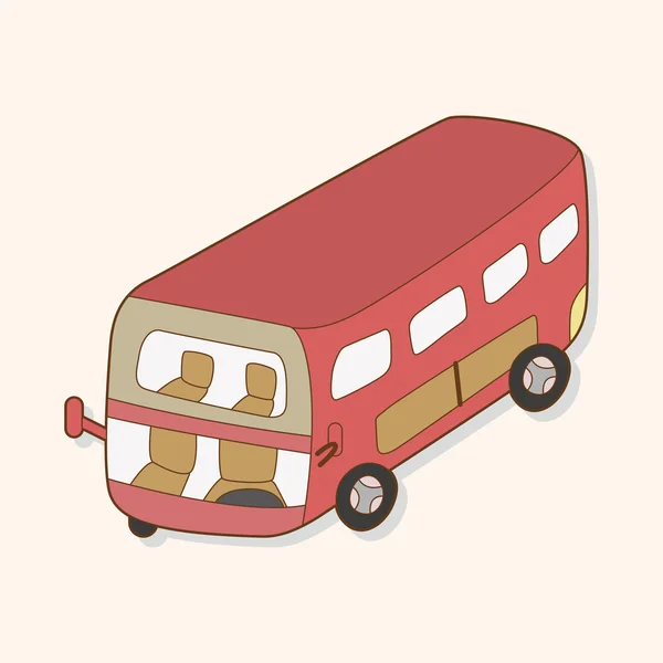 Éléments de thème de voiture de transport vecteur, eps — Image vectorielle