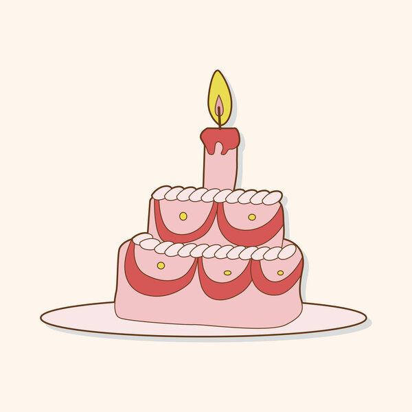 Элемент темы торта
