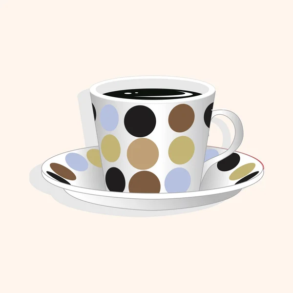 Coffee theme element — Stock Vector