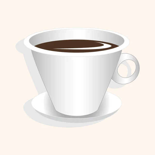 Kaffe temaelement — Stock vektor