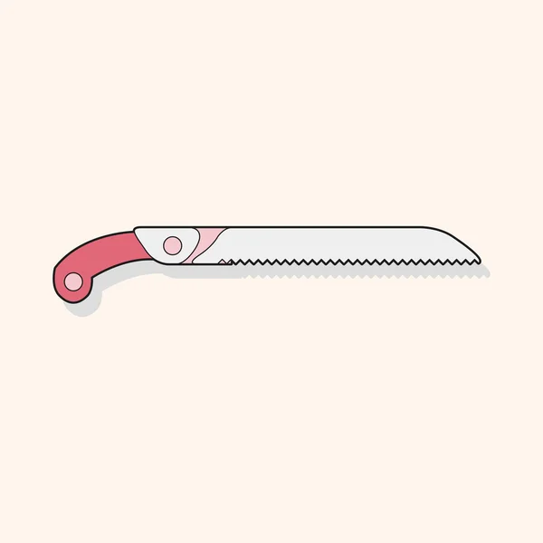 Couteau outil de travail — Image vectorielle