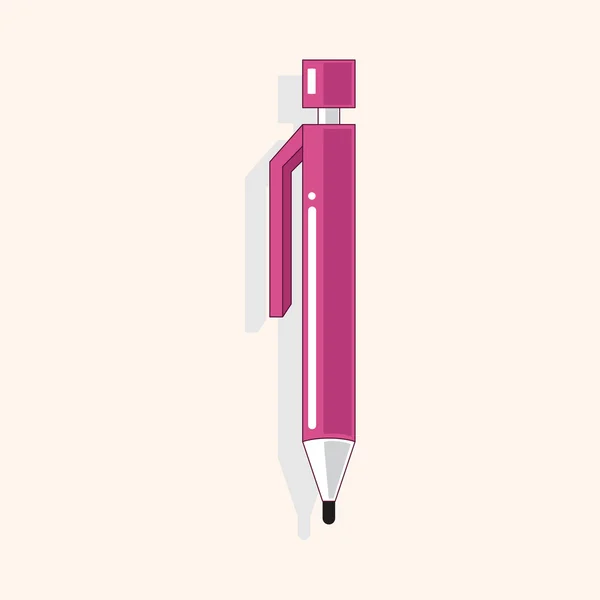 Schreibwaren Auto Bleistift — Stockvektor