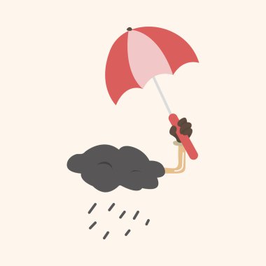 Hava yağmurlu bir gün Tema öğeleri