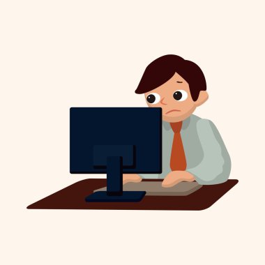 Ofis çalışanları Tema öğeleri 