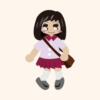 Öğrenci çizgi film Tema öğeleri