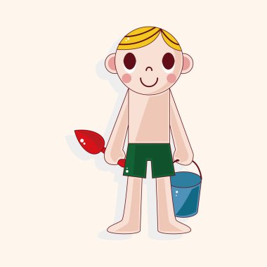 yüzücü Tema öğeleri