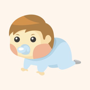 kişi karakter bebek Tema öğeleri