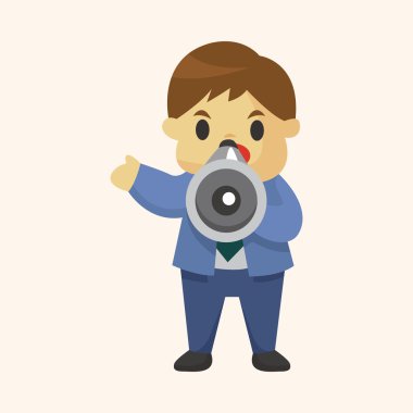 iş adamı teslim konuşma Tema öğeleri