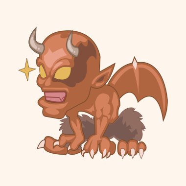 tuhaf canavar Tema öğeleri