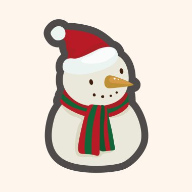 kardan adam çizgi film Tema öğeleri