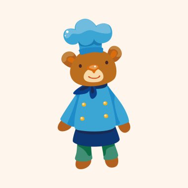 hayvan Şef çizgi film Tema öğeleri