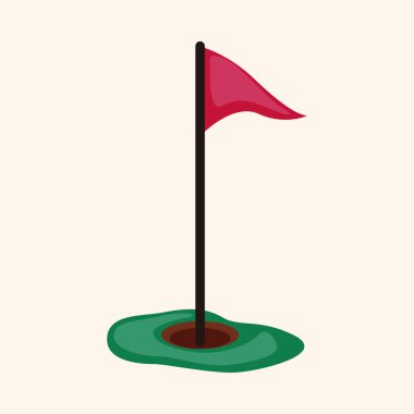 Golf ekipman Tema öğeleri