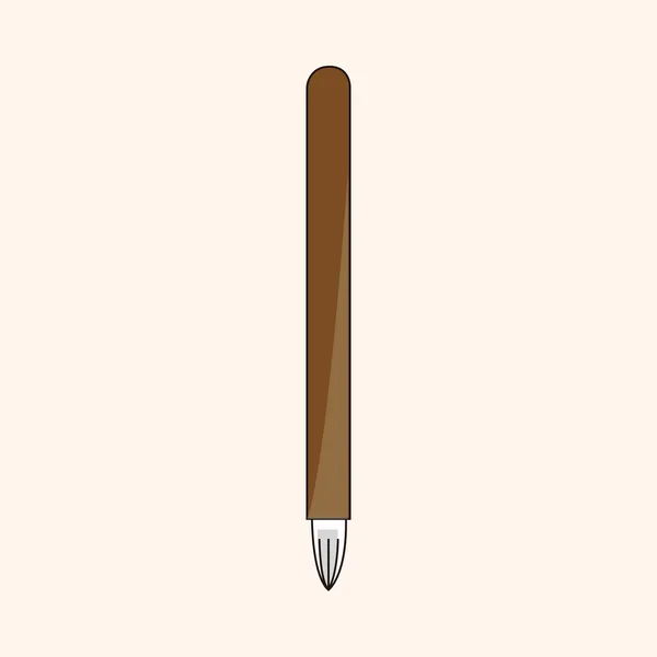 Элементы темы карандаша — стоковый вектор