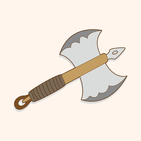 Axe témaelemeket fegyver — Stock Vector