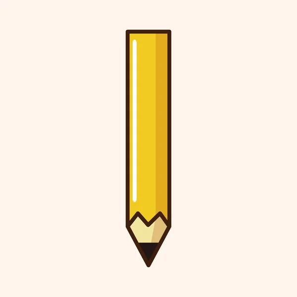 Pencil theme elements — Stock Vector