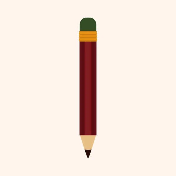 鉛筆のテーマの要素 — ストックベクタ