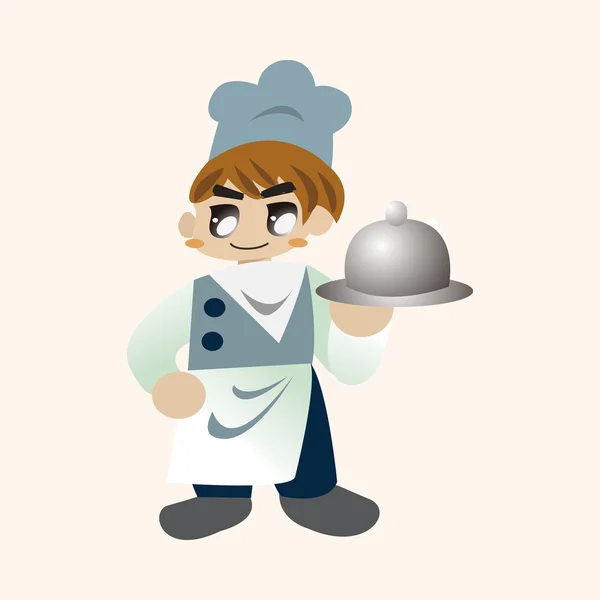 Éléments de thème chef — Image vectorielle