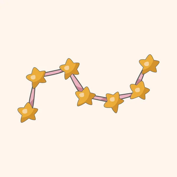 Elementos do tema estrela espacial — Vetor de Stock