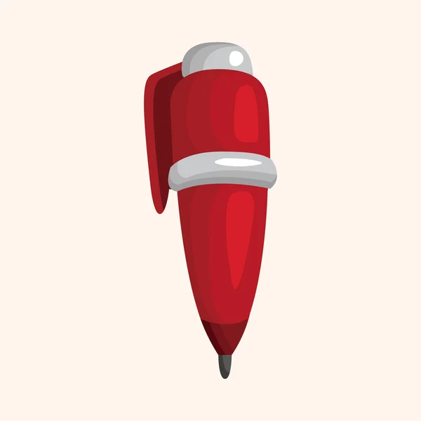 자동 연필 테마 요소 — 스톡 벡터