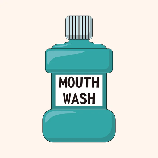 Mouthwash theme elements — Stock Vector