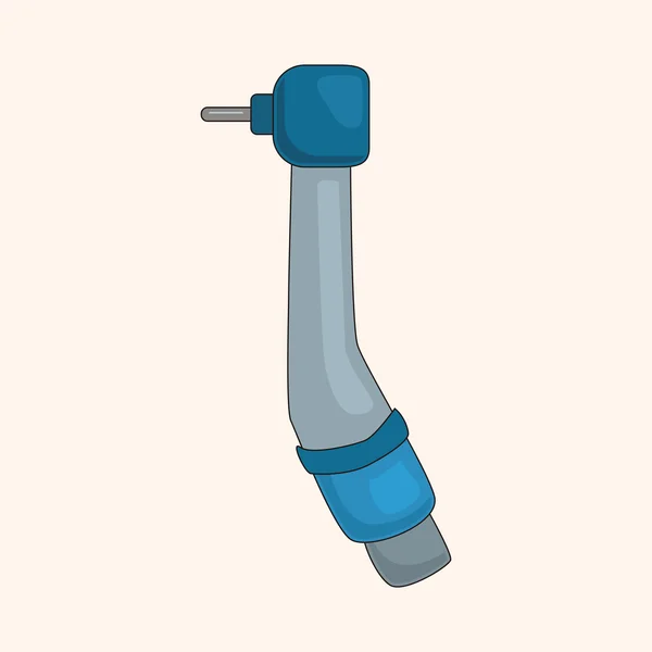 Herramientas dentista tema elementos — Archivo Imágenes Vectoriales