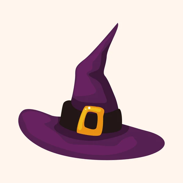 Witch hat theme elements — Stock Vector