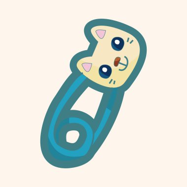 çengelli iğne Tema öğeleri