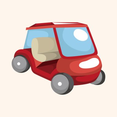 Golf ekipman Tema öğeleri