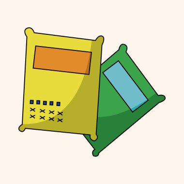 Bahçe gübre Tema öğeleri