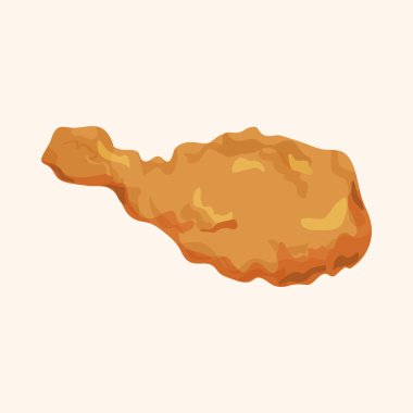 Kızarmış gıdalar Tema tavuk öğeleri