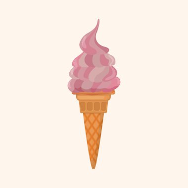 dondurma çizgi film Tema öğeleri