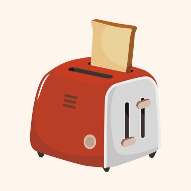 Ev aletleri Tema fırın öğeleri