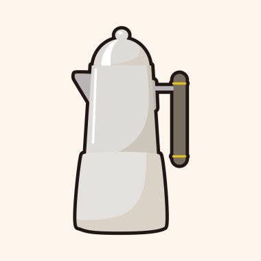 kahve su ısıtıcısı Tema öğeleri