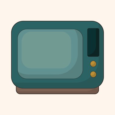 Ev aletleri Tema mikrodalga öğeleri