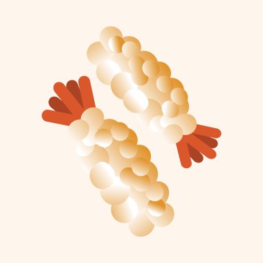 Japon yemekleri karides Tema öğeleri