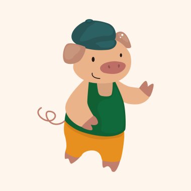 Üç küçük domuz Tema öğeleri