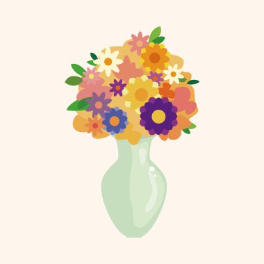 Çiçek pot Tema öğeleri