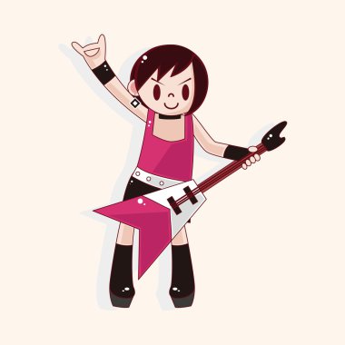 grup üye gitar oyuncu Tema öğeleri