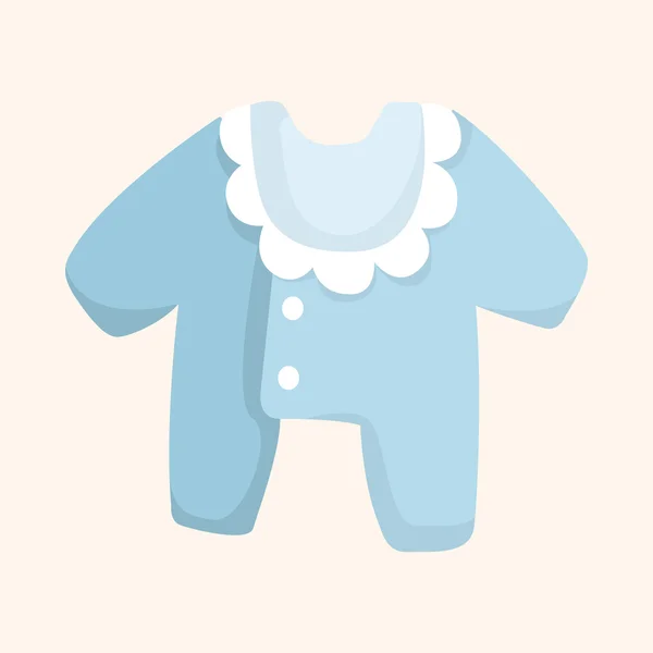 Baby clothes theme elements — Stock Vector