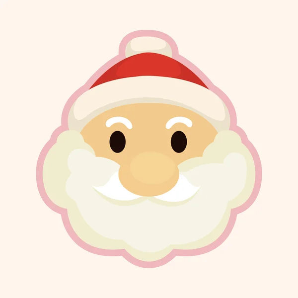 Santa claus temaelement — Stock vektor