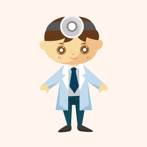 Gente tema médico tema elementos — Vector de stock