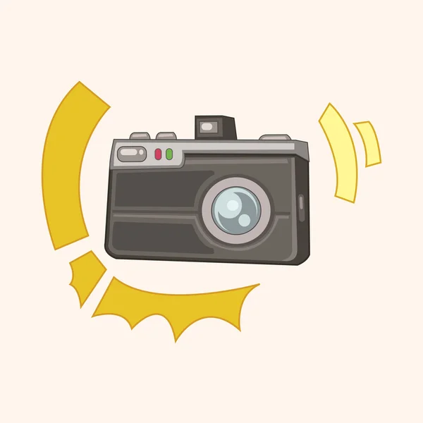 Camera thema-elementen — Stockvector