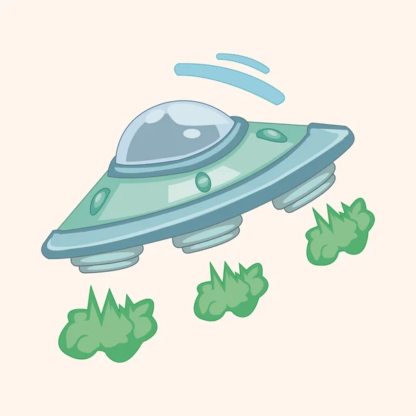 Ufo-Themenelemente — Stockvektor