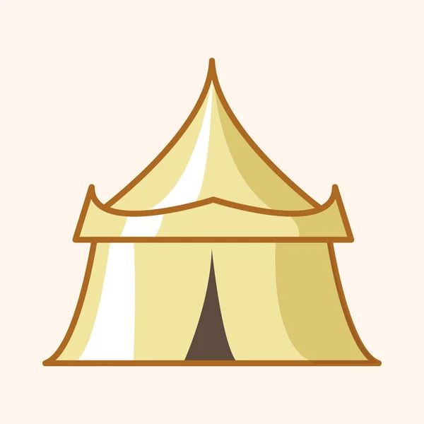 Circus tents theme elements — Stock Vector