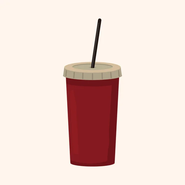 ソーダ飲み物のテーマの要素 — ストックベクタ