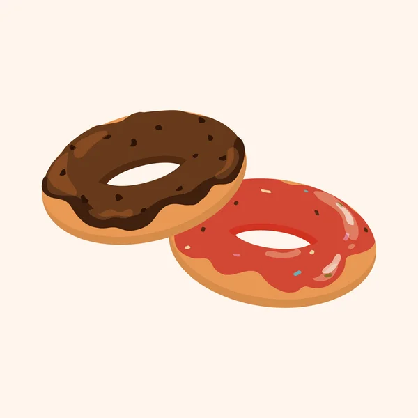 Donut theme elements — Stock Vector
