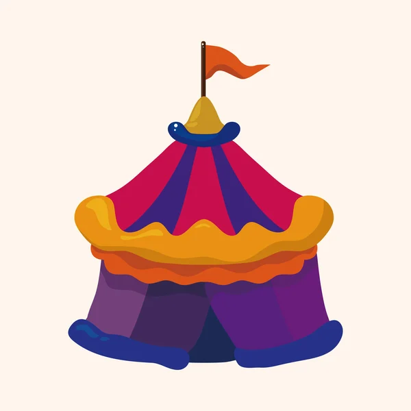 Circus tents theme elements — Stock Vector
