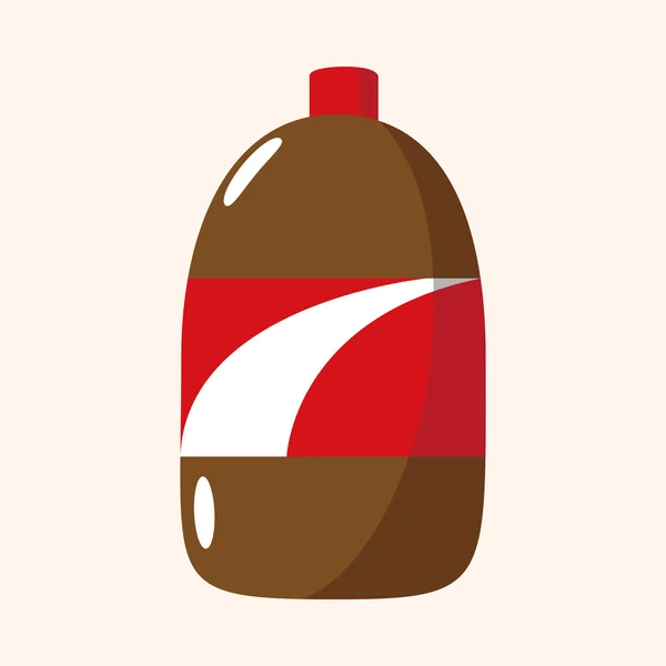 Soda Drinks Themenelemente — Stockvektor