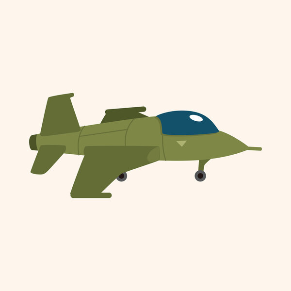 transportation airplane theme elements